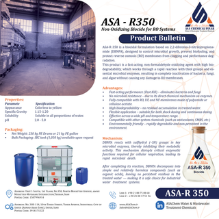 ضد باکتری ASA-R 350 برای سیستم های اسمز معکوس RO- گالن 20 لیتری